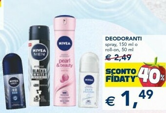 Esselunga Nivea Deodoranti offerta