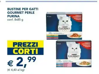 Esselunga Purina Bustine Per Gatti Gourmet Perle offerta