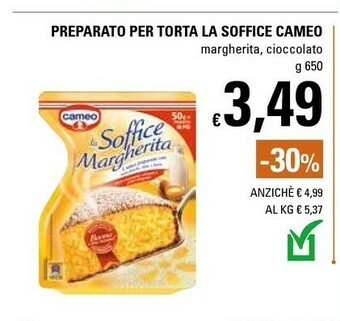 Basko Cameo Preparati per torte offerta