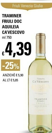 Basko Venezia Vino rosso offerta