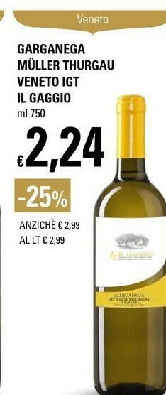 Basko Muller Thurgau offerta