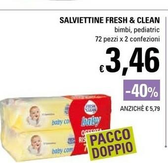 Fresh & Clean Salviettine