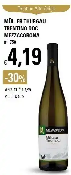 Basko Muller Thurgau offerta