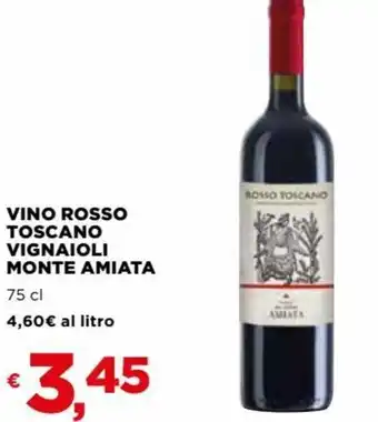 Vino Rosso Toscano Vignaioli Mont Amiata 75 cl