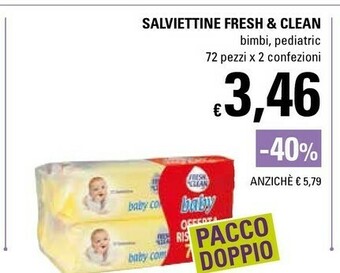 Basko Fresh & Clean Salviettine offerta