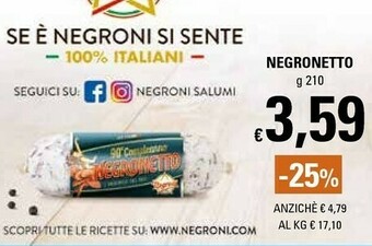 Negroni Salame