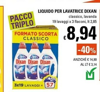 Basko Dixan Detersivo lavatrice offerta