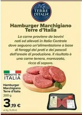 Carrefour Market Dove Hamburger offerta
