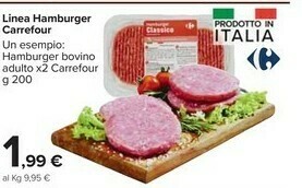 Carrefour Market Hamburger offerta