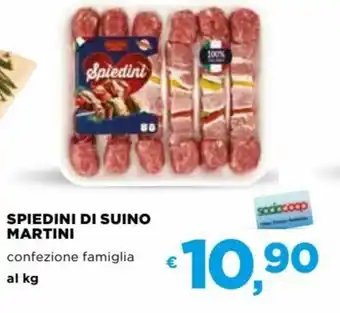 Coop Spiedini di Suino Martini al kg offerta