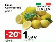 Carrefour Market Limoni offerta