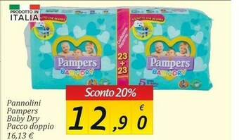 Carrefour Market Pampers Baby Dry offerta