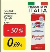 Carrefour Market Latte parzialmente scremato offerta