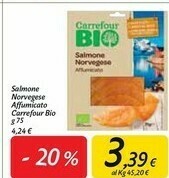 Carrefour Market Salmone affumicato offerta