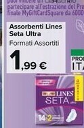 Carrefour Market Lines Assorbenti Seta Ultra offerta