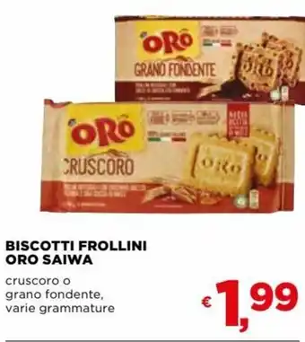 Coop Oro Saiwa Biscotti Frollini offerta