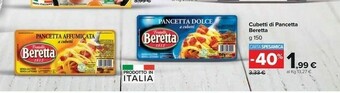 Carrefour Market Beretta Cubetti Di Pancetta offerta
