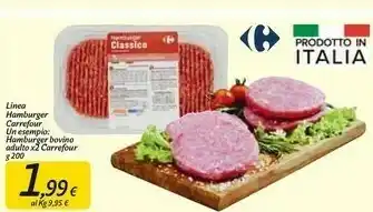 Carrefour Market Lines Hamburger offerta