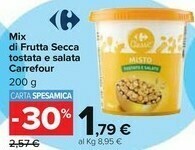 Carrefour Market Carrefour Mix Di Frutta Secca Tostata E Salata offerta