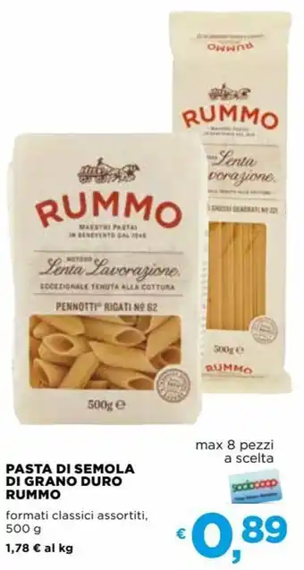 Coop Rummo Pasta di Semola di Grano Duro 500 g offerta