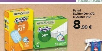 Carrefour Market Swiffer Panni Dry O Duster offerta