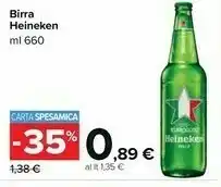 Carrefour Market Heineken - Birra Heineken 660 G(ml) offerta