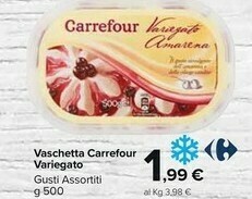 Carrefour Market Carrefour - Variegato Tiramisù 500 G(ml) offerta