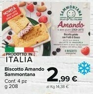 Carrefour Market Sammontana Amando Biscotto Gelato Con Frutti Di Bosco 208 G(ml) offerta