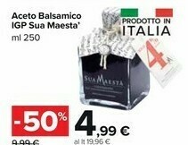 Carrefour Market Sua Maesta Aceto Balsamico IGP offerta