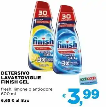 Coop Finish Gel Detersivo lavastoviglie 600 ml offerta