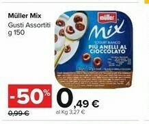 Carrefour Market Muller Mix Yogurt Al Cocco Più Cioccolato 150 G(ml) offerta