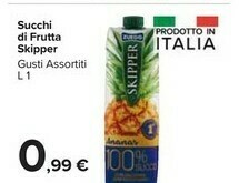 Carrefour Market Zuegg Succhi Di Frutta Skipper offerta