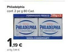 Carrefour Market Mondelez Philadelphia Mini 160 G(ml) offerta