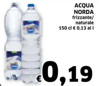 Ecu Discount Norda Acqua frizzante/naturale 150 cl offerta