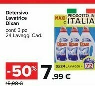 Carrefour Dixan Detersivo lavatrice offerta
