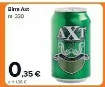 Carrefour Axt Birra offerta