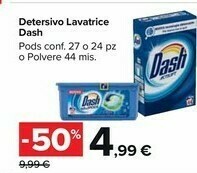 Carrefour Dash Detersivo lavatrice offerta