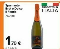 Carrefour Brut Spumante offerta
