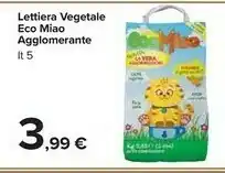 Lettiera Vegetale Eco Miao Agglomerante