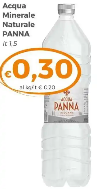 Tocal Panna Acqua Minerale Naturale 1,5 lt offerta