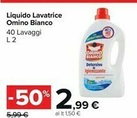 Carrefour Omino Bianco Liquido Lavatrice offerta