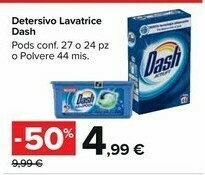 Carrefour Dash Detersivo Lavatrice offerta