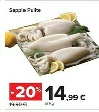 Carrefour Seppie Pulite offerta