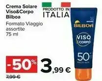 Carrefour Bilboa Crema Solare Viso&corpo offerta