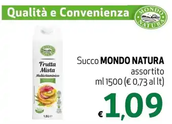 Maxi Supermercati Mondo Natura Succo assortito 1500 ml offerta