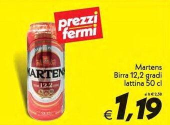 Iper Super Conveniente Martens Birra 12,2 gradi lattina 50 cl offerta