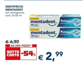 Mentadent Dentifricio