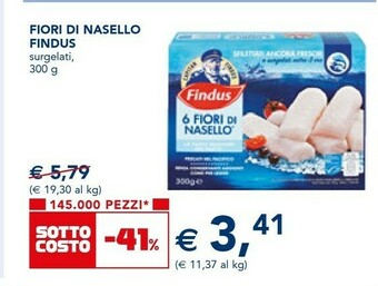 Esselunga Findus 6 Fiori Di Nasello offerta