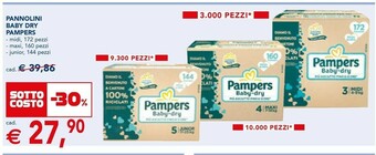 Esselunga Pampers Pannolini Baby Dry offerta