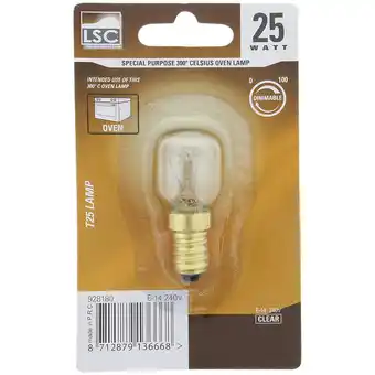 Lampadina da forno T25 LSC